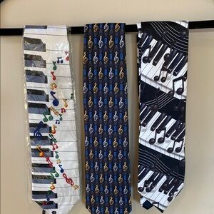Men’s Musical Ties. Set of 3!